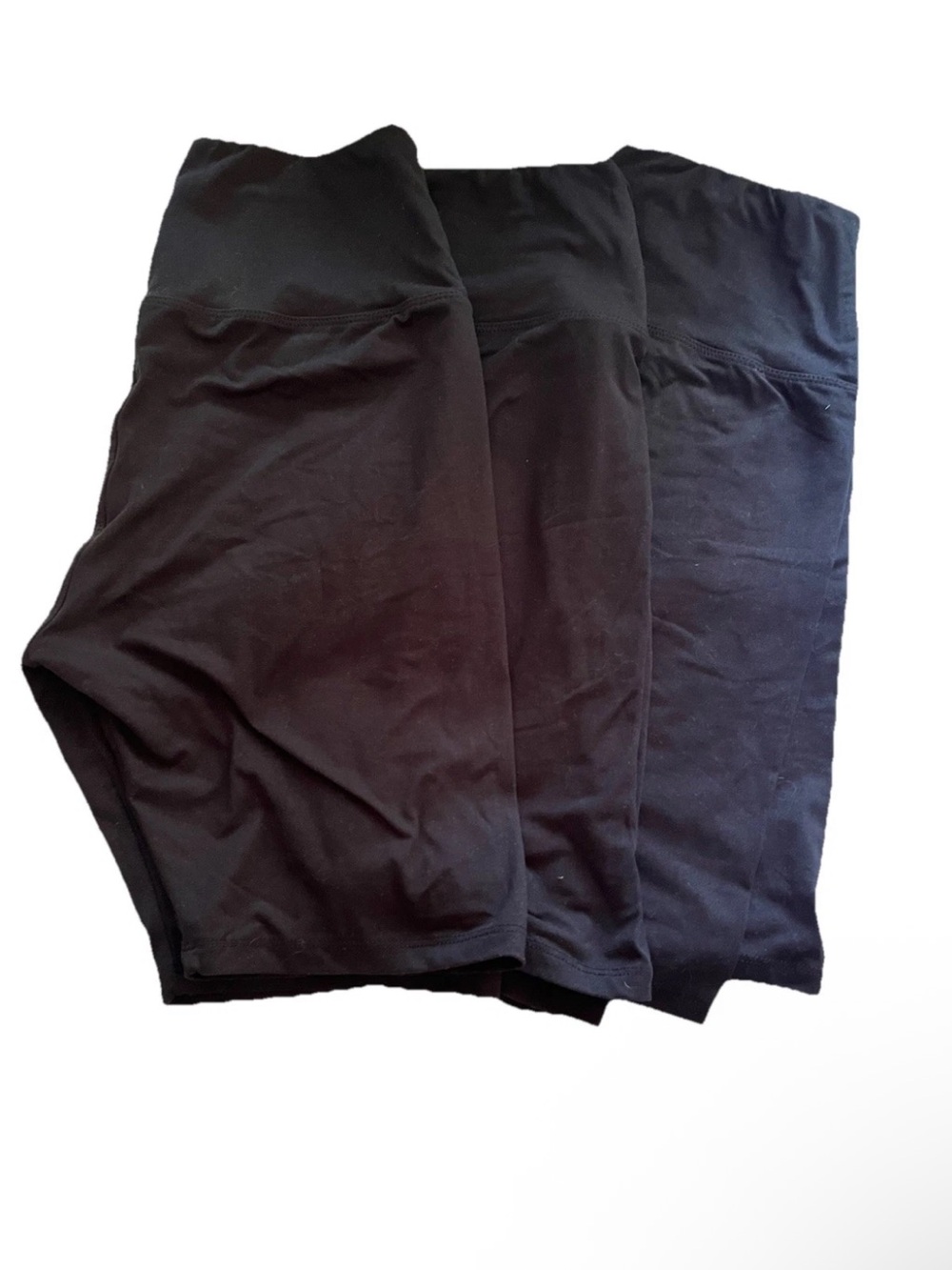 TNNZEET Lot Of 3 Biker Shorts Women High Waisted Workout Gym Black Large XL